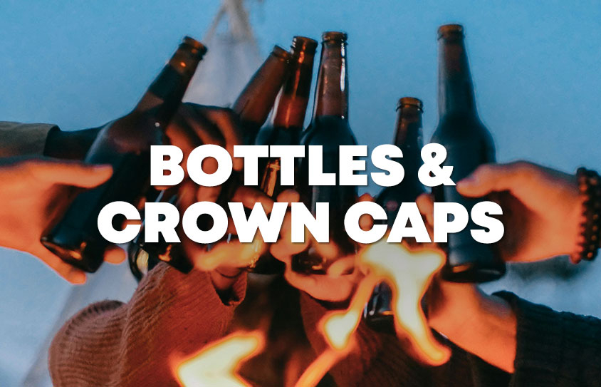 Bottles & Crown Caps